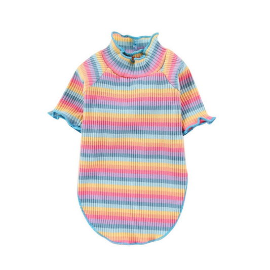 Color Stripes Puppy Vest Clothes - Paw Toebeans