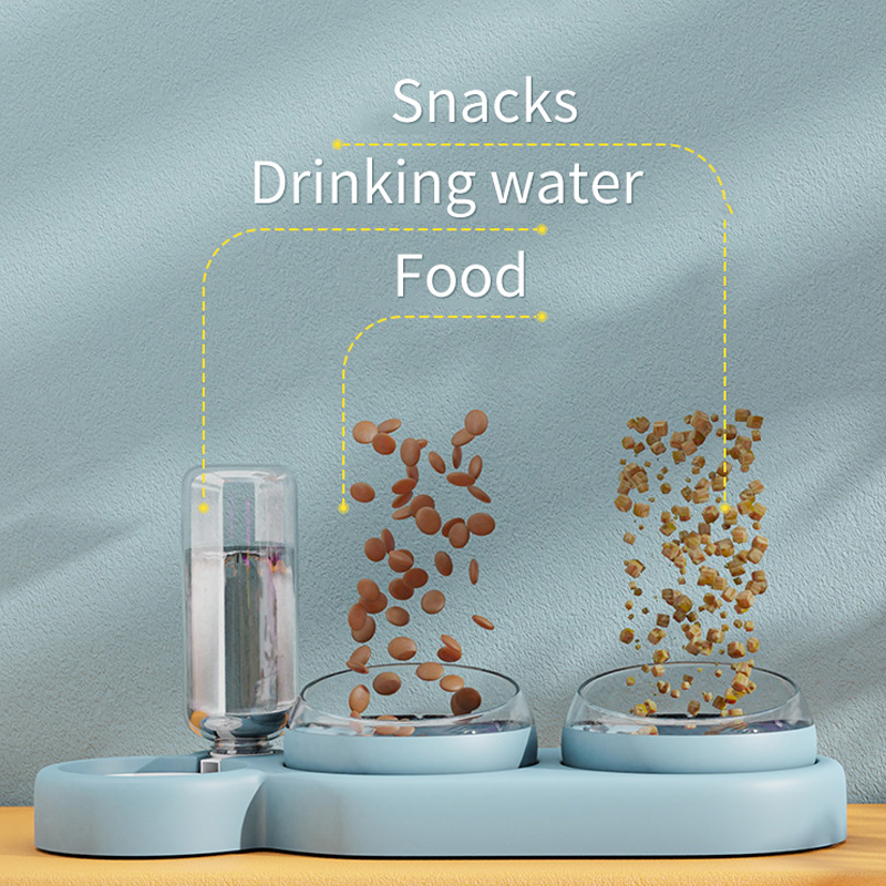 Automatic Double Feeder Bowl For Dog & Cat - Paw Toebeans