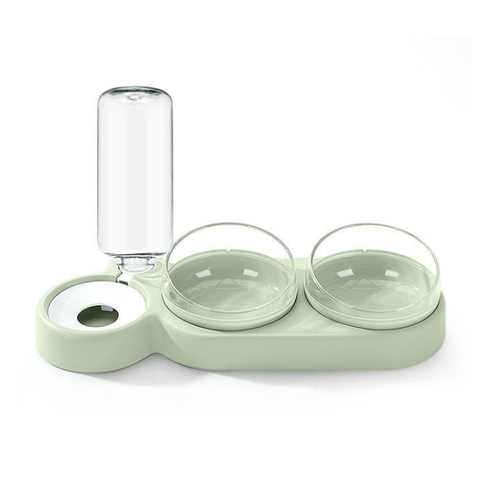 Automatic Double Feeder Bowl For Dog & Cat - Paw Toebeans