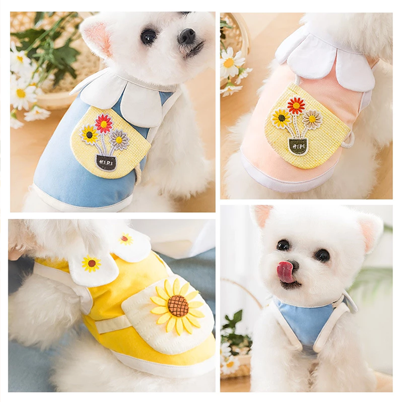 T-shirt Collar Satchel Pet Clothes - Paw Toebeans