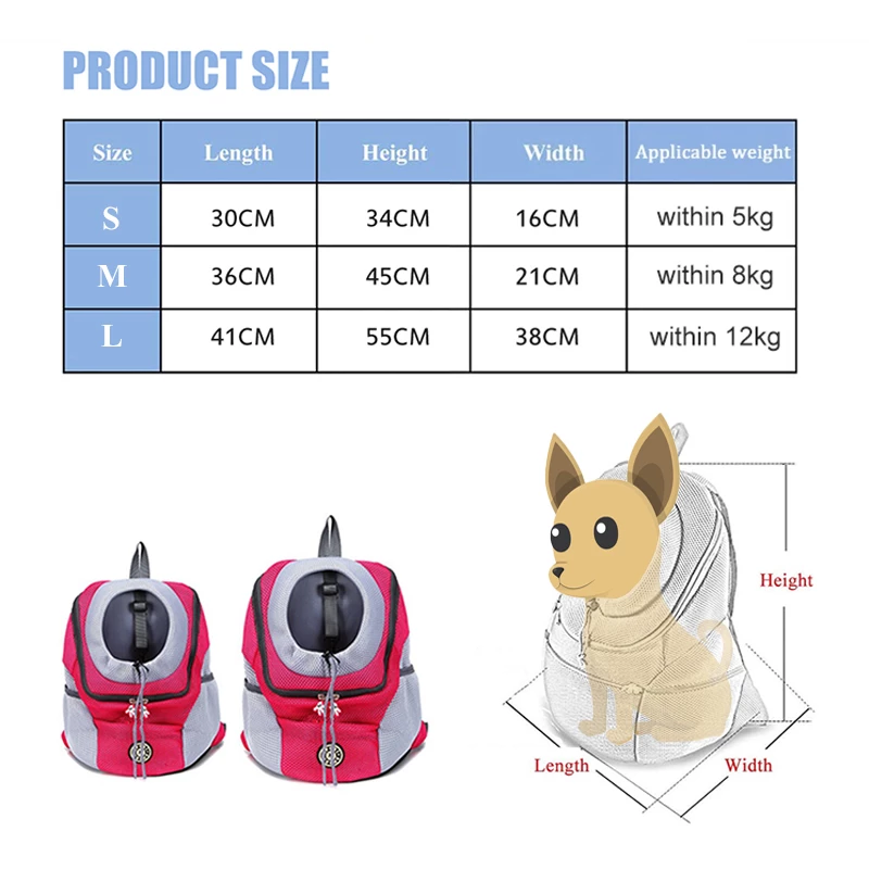 Portable Travel Outdoor Pet Backpack - Paw Toebeans