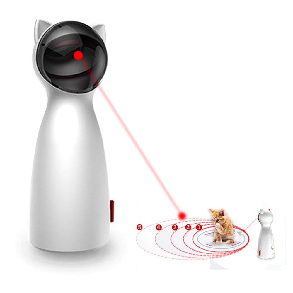 LED Laser Interactive Smart Cat Toy - Paw Toebeans
