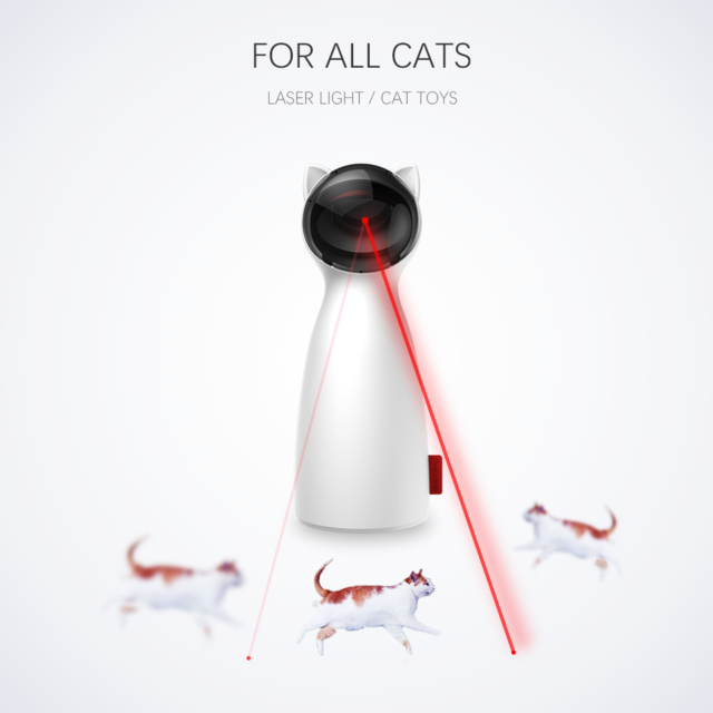 LED Laser Interactive Smart Cat Toy - Paw Toebeans