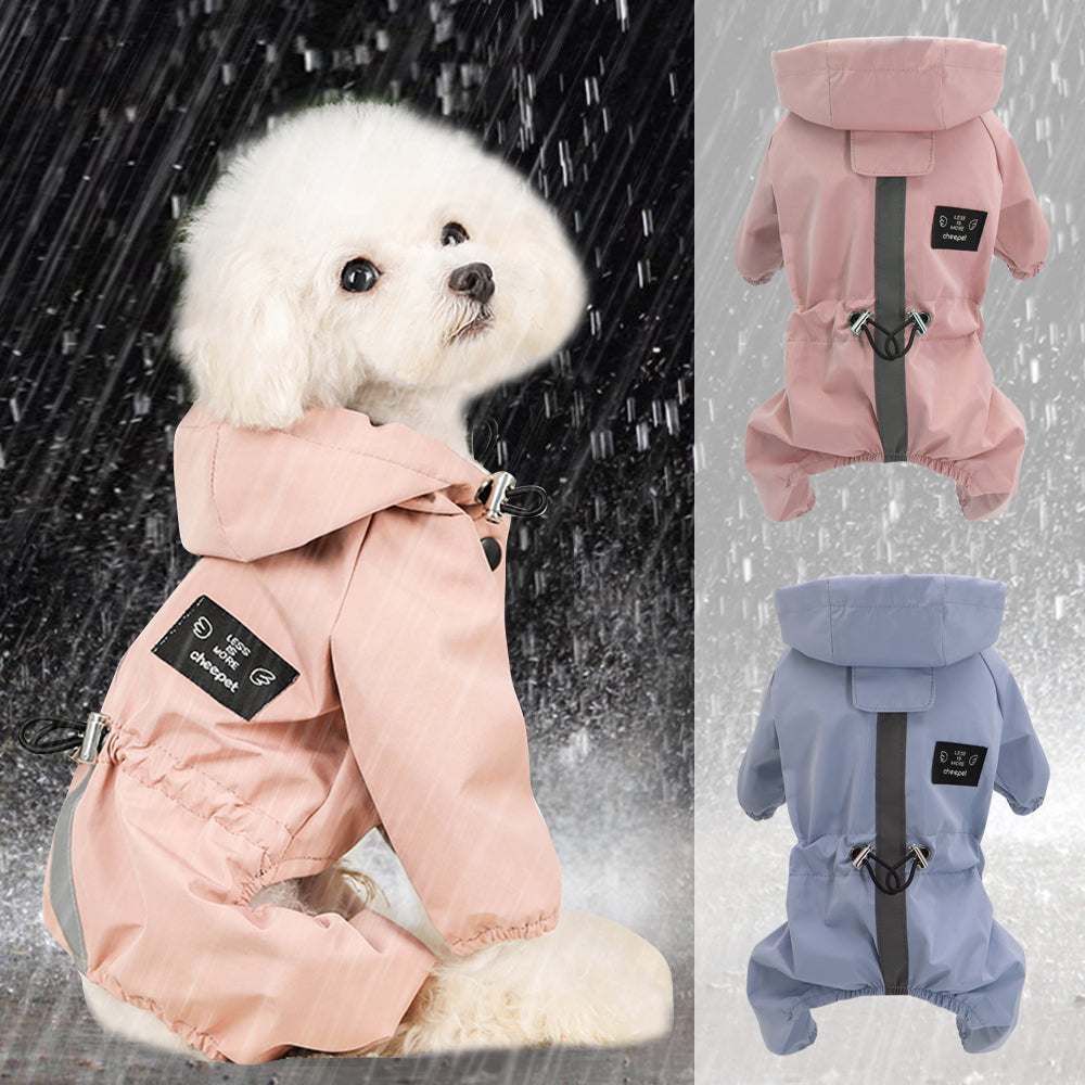 Reflective Dog Rain Coat Waterproof Coat - Paw Toebeans
