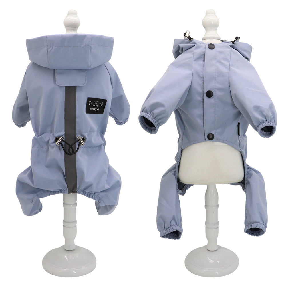 Reflective Dog Rain Coat Waterproof Coat - Paw Toebeans