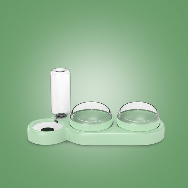 Automatic Double Feeder Bowl For Dog & Cat - Paw Toebeans