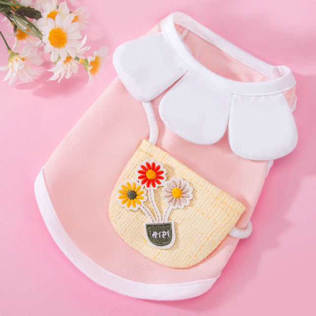 T-shirt Collar Satchel Pet Clothes - Paw Toebeans