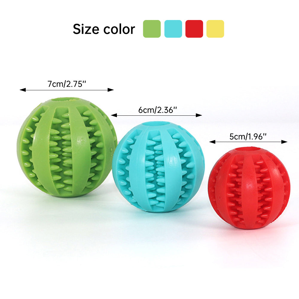 Rubber Pet Ball Toy - Paw Toebeans