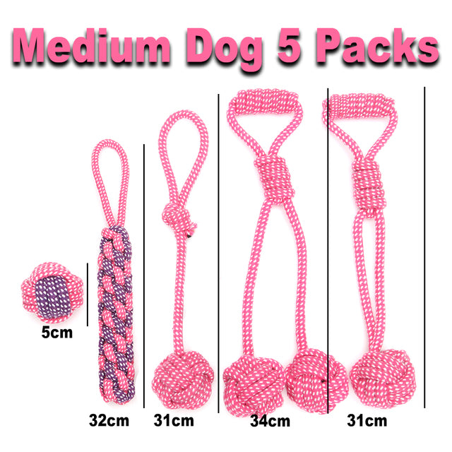Mini Dog Interactive Cotton Rope - Paw Toebeans