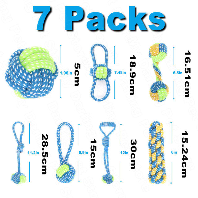 Mini Dog Interactive Cotton Rope - Paw Toebeans