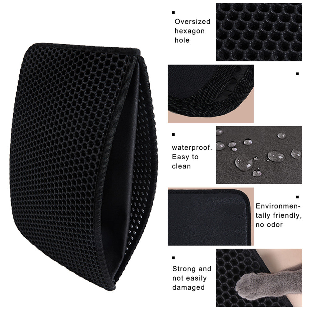 Waterproof EVA Double Layer Cat Litter Pad - Paw Toebeans