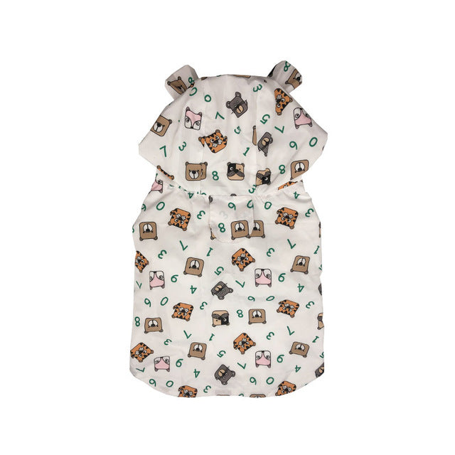 Fashion Pet Dog Raincoat - Paw Toebeans