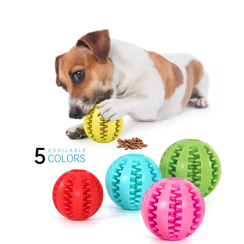 Rubber Pet Ball Toy - Paw Toebeans