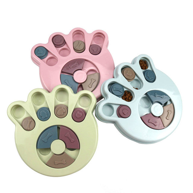 Dog Slow Feeder Puzzle Toy - Paw Toebeans
