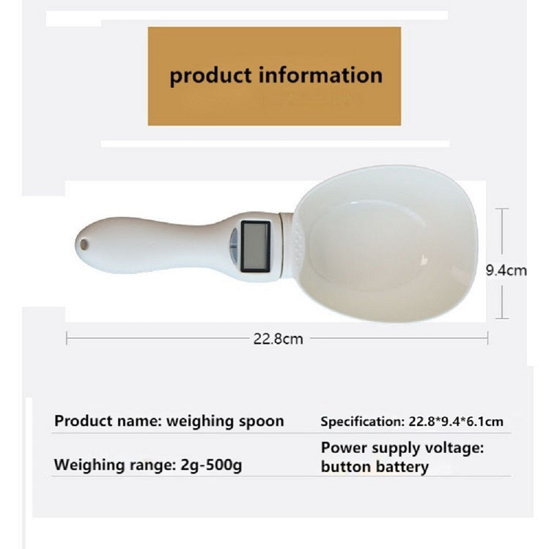 Measuring Scoop Cup Pet Food Scale - Paw Toebeans