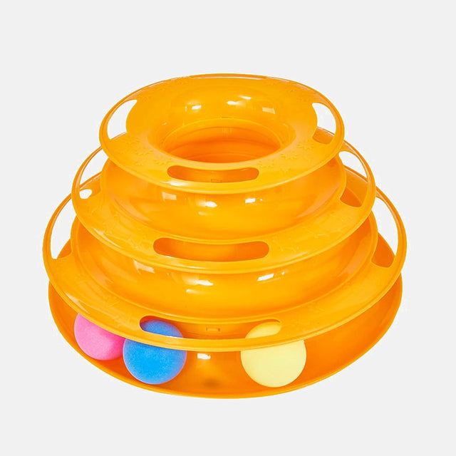 3 Layers Track Turntable Balls Toy - Paw Toebeans