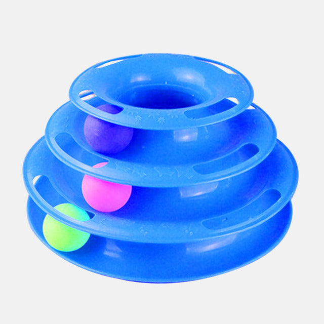 3 Layers Track Turntable Balls Toy - Paw Toebeans